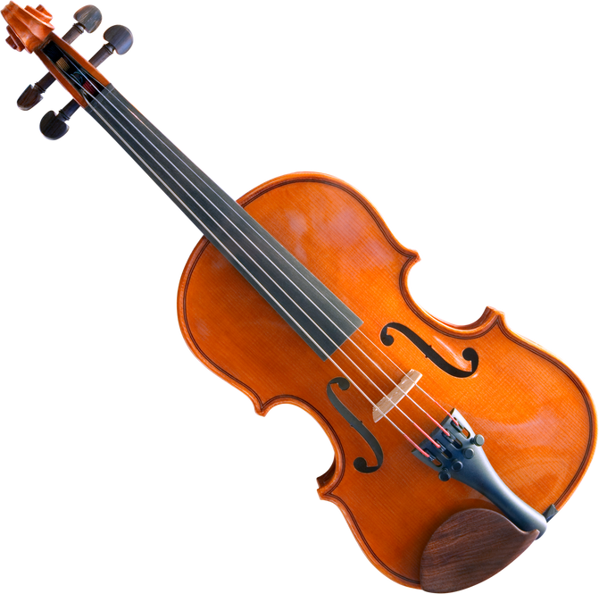 A Violin Instrument Cutout